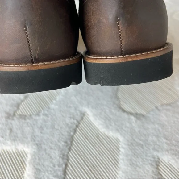 Rockport Trutech Brown Leather Cap Toe Oxford Casual Lace Shoes Mens Size 10.5 M - Picture 8 of 16